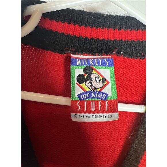 Mickey’s For Kids Stuff by Walt Disney Vintage Cardigan Size 7 Sweater USA - Picture 2 of 8